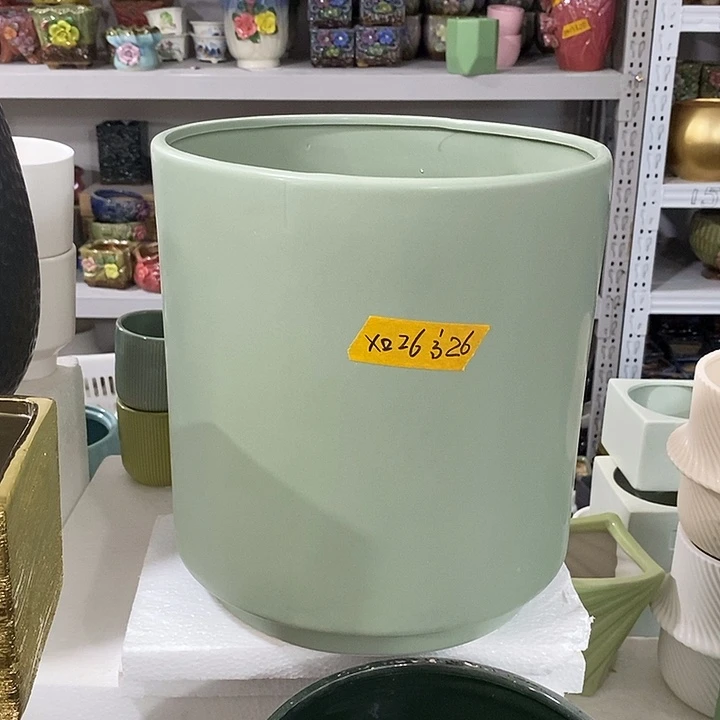 摆件陶盆有孔 微瑕介意勿拍
