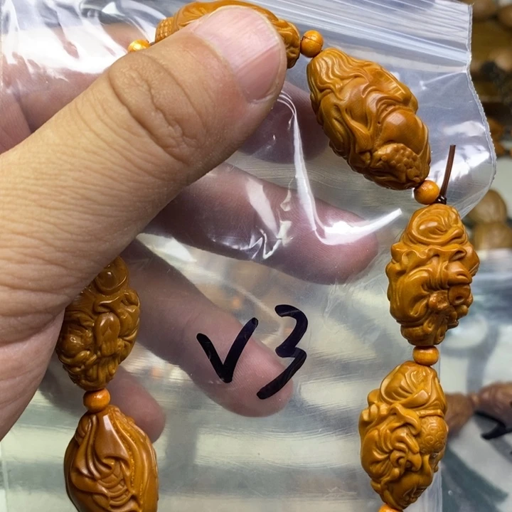 橄榄核手串/手链橄榄核雕工艺手串