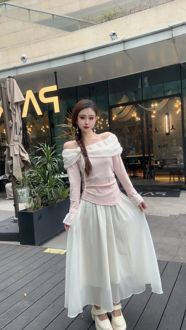 气质显瘦连衣裙时尚套装新中式套装裙子复古仙女风针织秋季