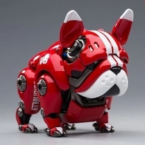 【1369人好评】游戏版精选机械斗牛犬萌宠法斗机器狗机甲模型车用手