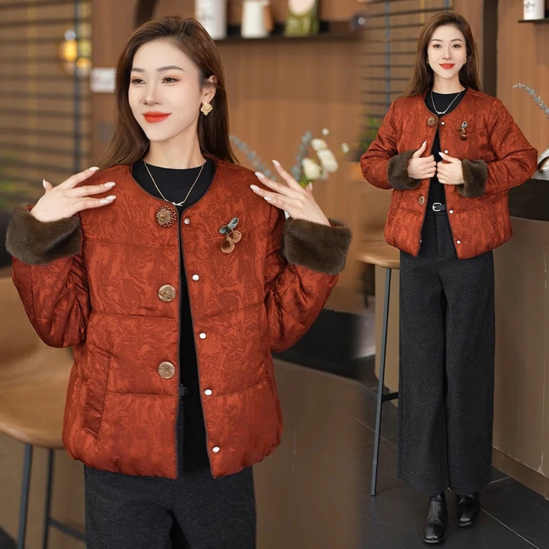 【有运费险】冬季新品穿搭面包服气质显瘦休闲时尚宽松外套121