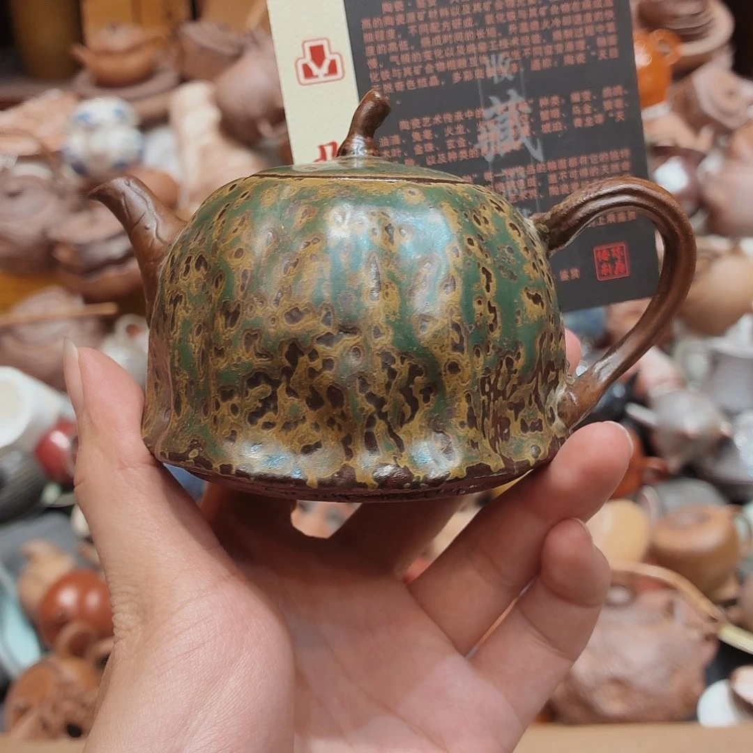 柴烧老岩泥高温茶器皿