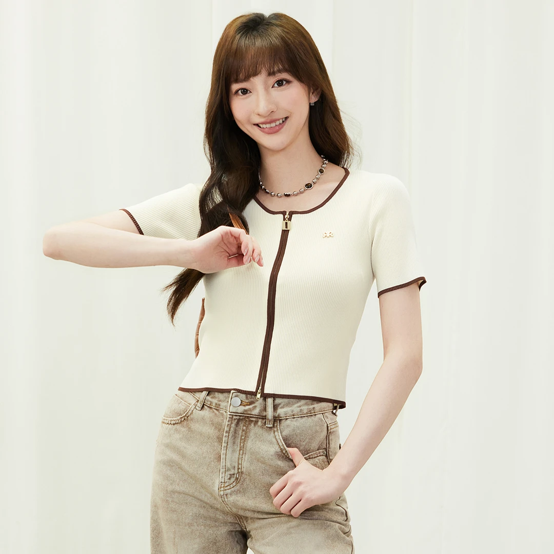 【小云总专享】佳人苑针织衫女夏季新款J425026