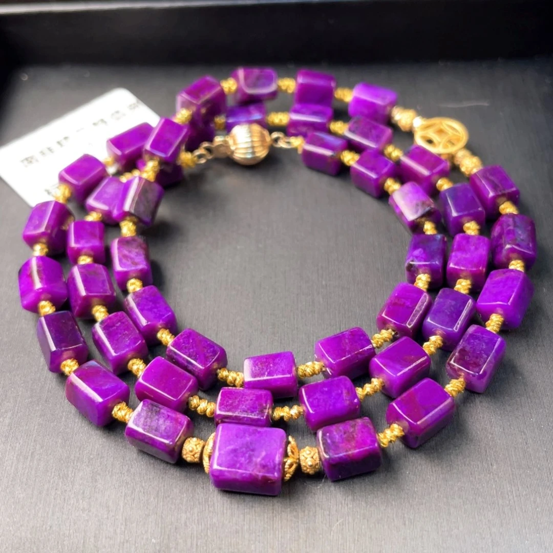 苏纪石（舒俱来）18K金镶嵌颈饰