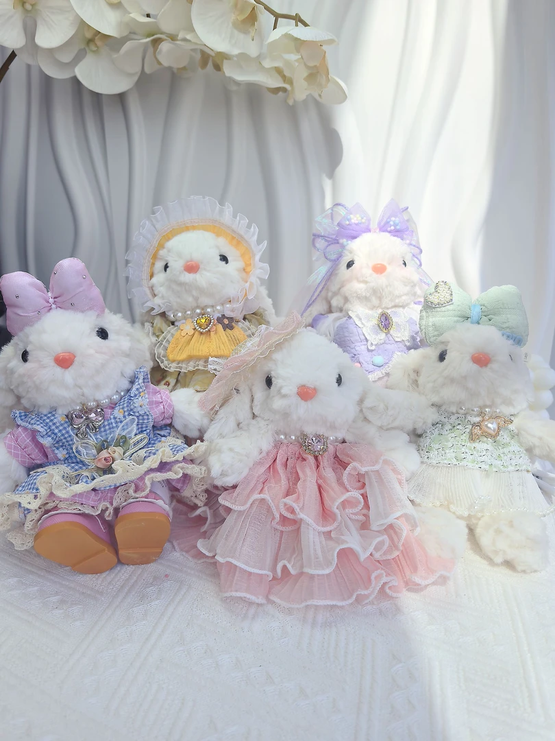 下单备注编码毛绒垂耳兔包包挂件