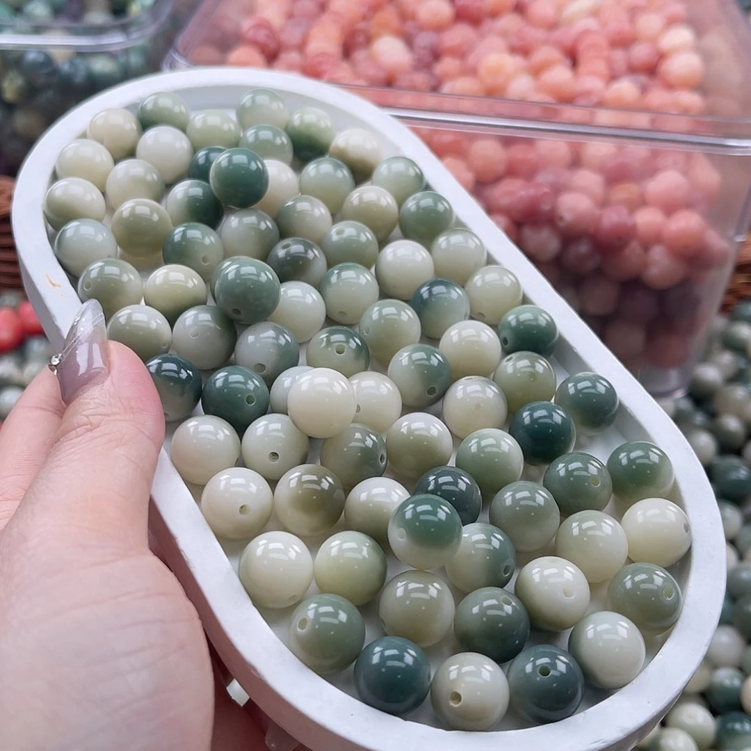 白玉菩提吊坠a12mm/50+50颗