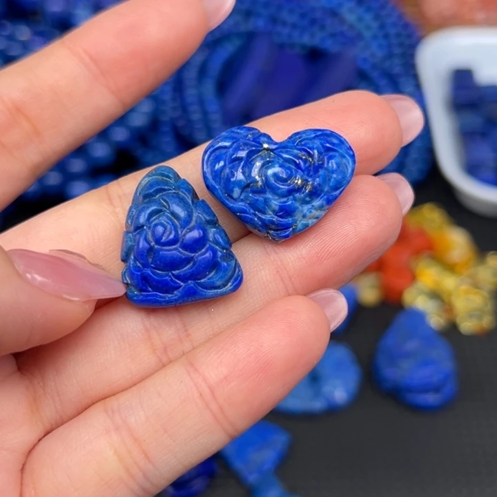 青金石未镶嵌吊坠(不含链)