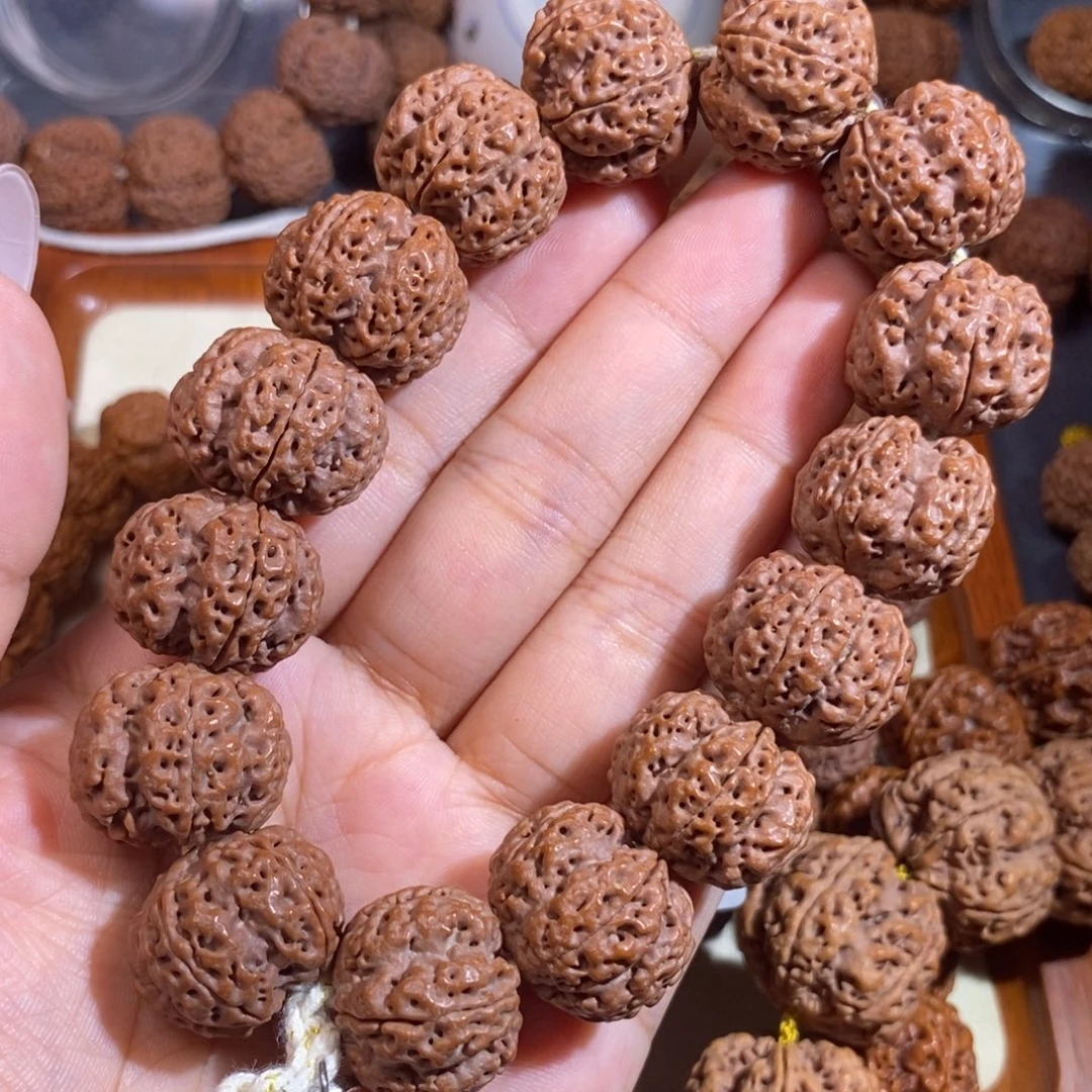 王***2手串金刚菩提甄选梅花21mm