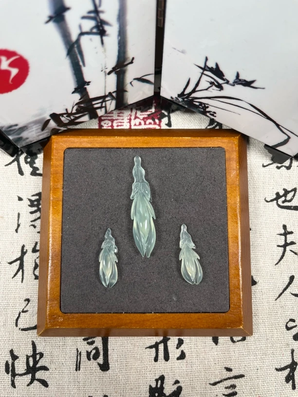 【初心甄选】新中式传统国风玉兰花锁骨坠