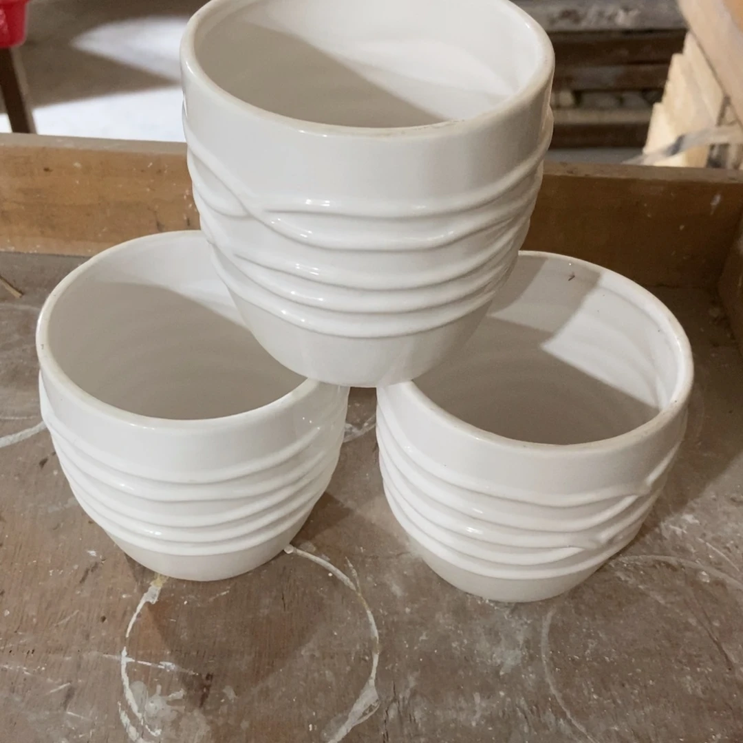 红陶高温陶瓷花盆