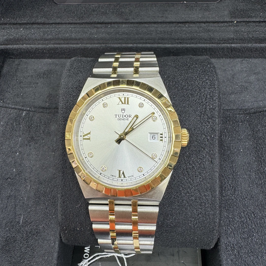 99新 TUDOR/帝舵 95帝舵皇家/表径38mm/有金有钻/全套2022年