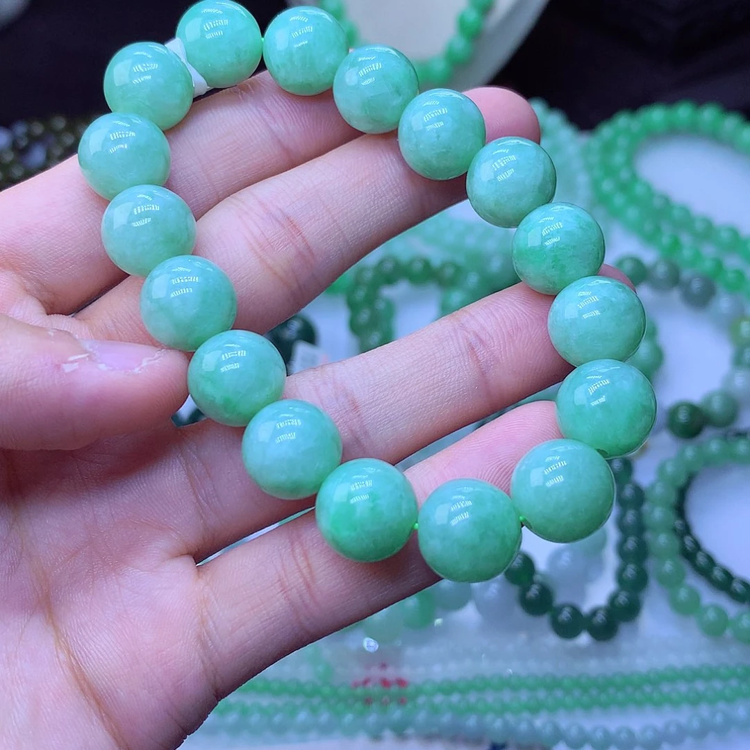 翡翠毛衣链未镶嵌