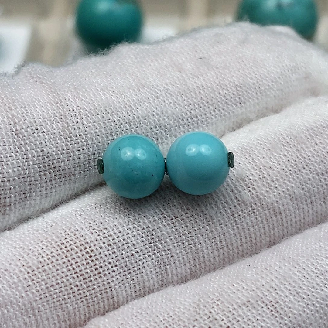 绿松石配饰未镶嵌小*菇