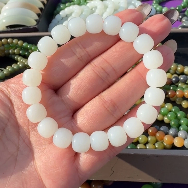 和田玉未镶嵌颈饰卡10梦姐