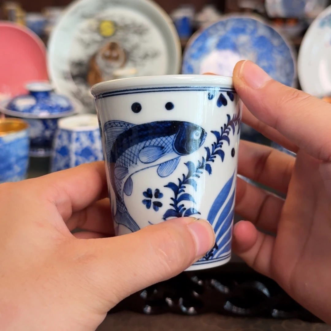 纯手工手绘陶瓷茶具微瑕