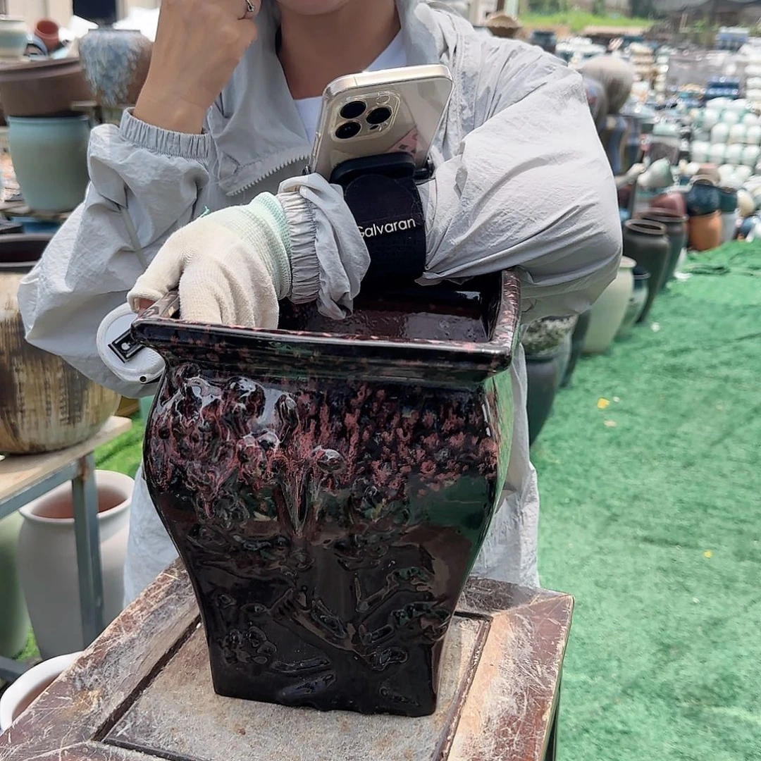 紫砂花盆王嫂花盆0625-623高24口20