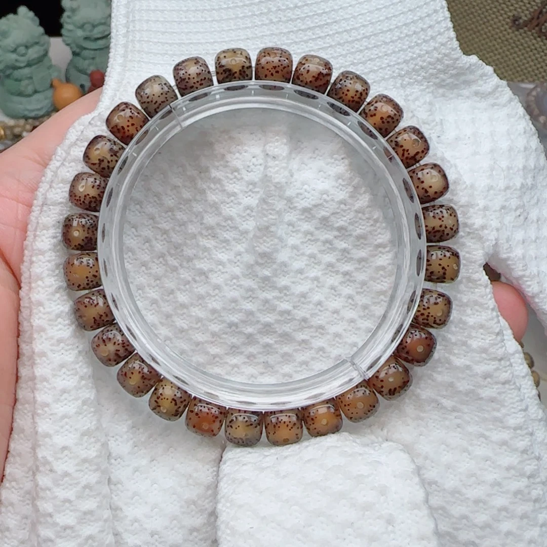 星月菩提手串冰糖火烧云8*7