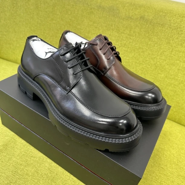 Pierre Shark/鲨鱼英伦时尚男士舒适潮流正装商务皮鞋X65036