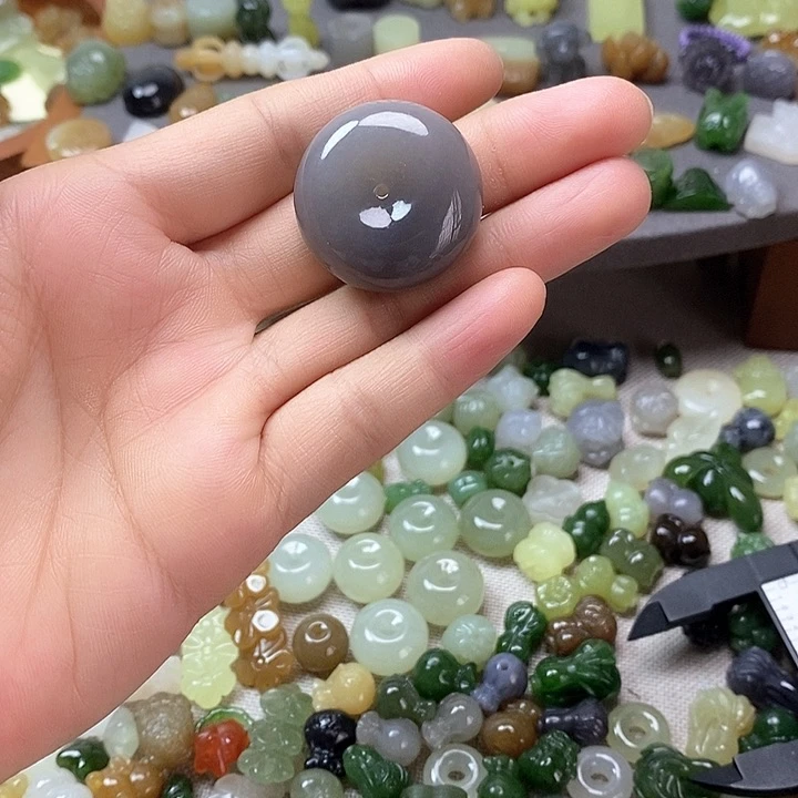 未镶嵌和田玉挂件平安扣