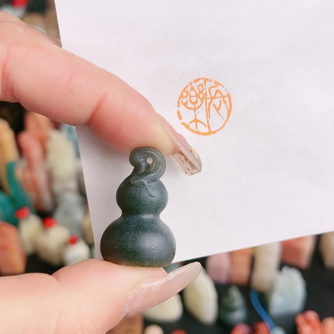 寿山石印石葫芦的