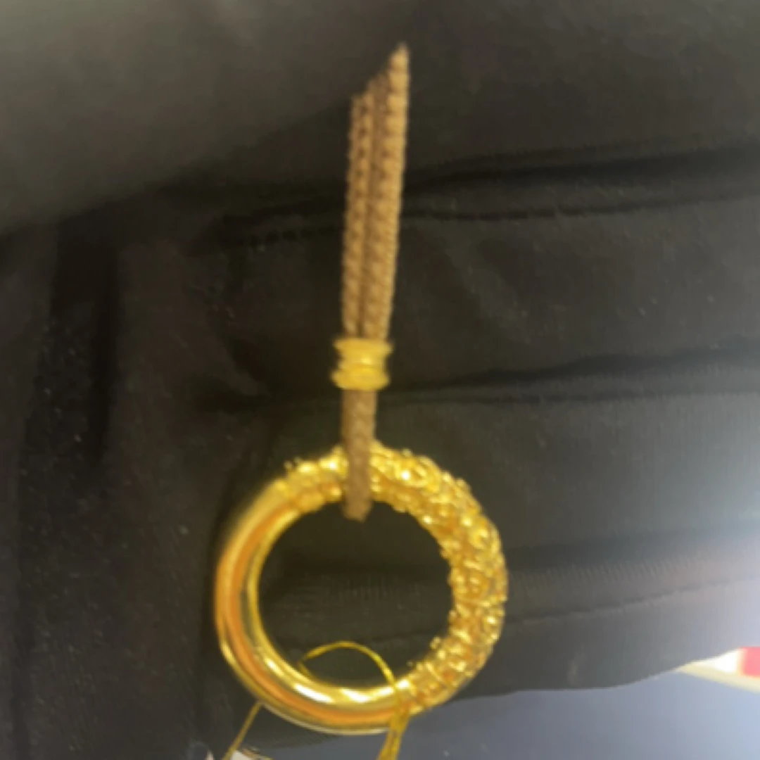 合金吊坠 吊坠百搭时尚素圈金色中古