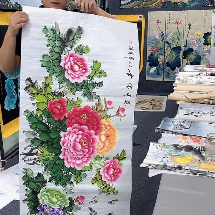 国画国画作品手绘