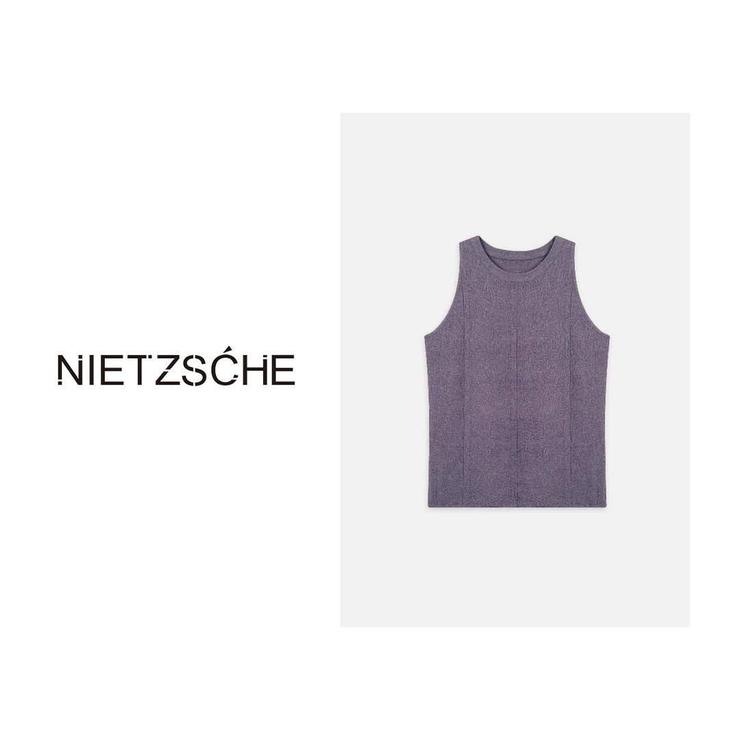 Nietzsche｜挖肩背心｜多色囤！高级肌理感舒适百搭显瘦背心25253正