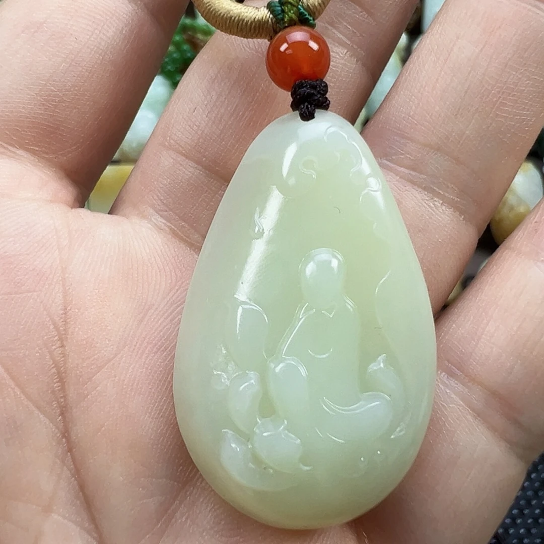 和田玉（糖玉）未镶嵌颈饰