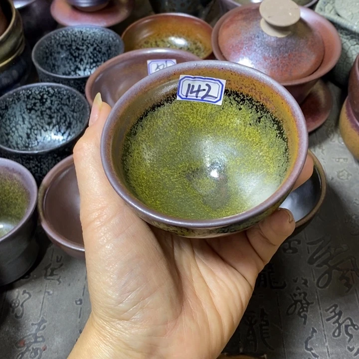 茶盏建阳建盏微瑕柴烧