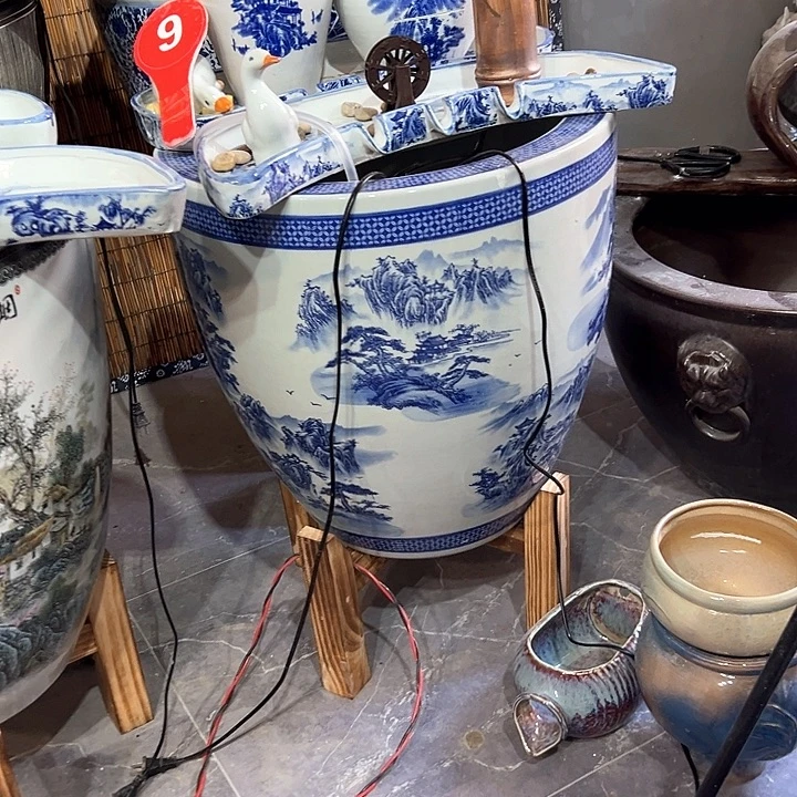 ꧁***꧂陶瓷53口径缸高60一套带缸