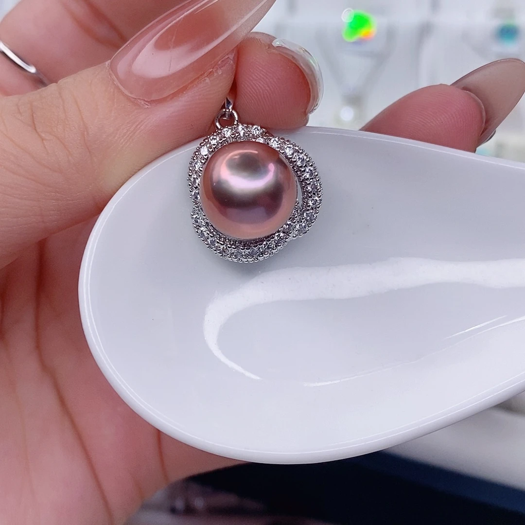 淡水珍珠未镶嵌吊坠(赠链)