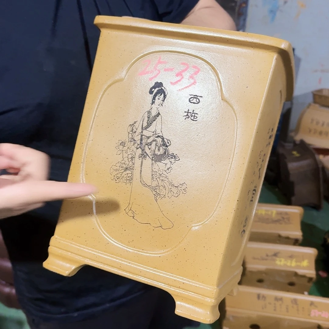 紫砂花盆紫砂花盆