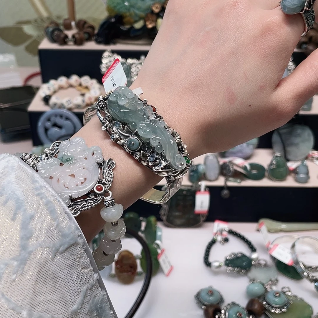 足银复古纯银手镯