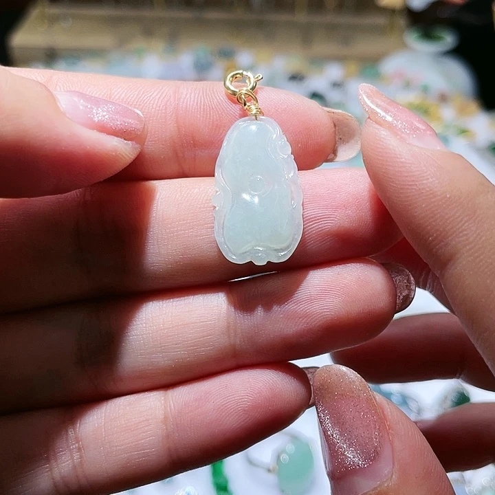 翡翠未镶嵌颈饰天然翡翠