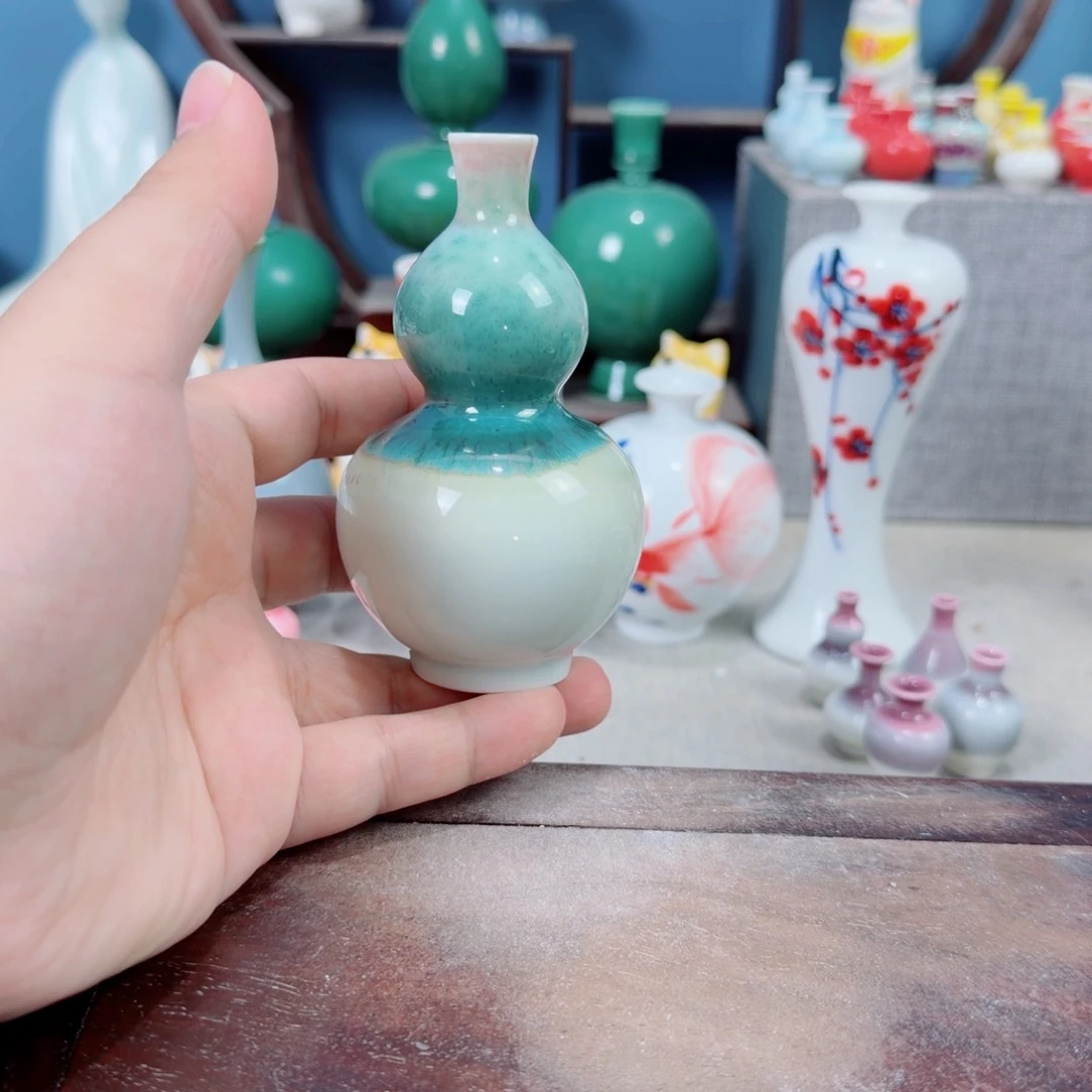 陶瓷手工小花器摆件