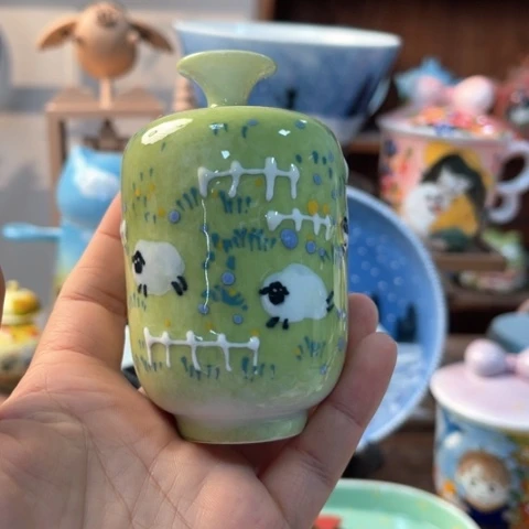 炉景德镇釉下手绘陶瓷