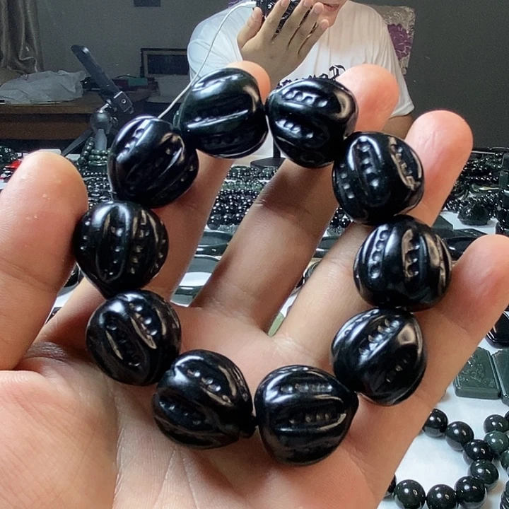 和田玉（青玉）未镶嵌颈饰