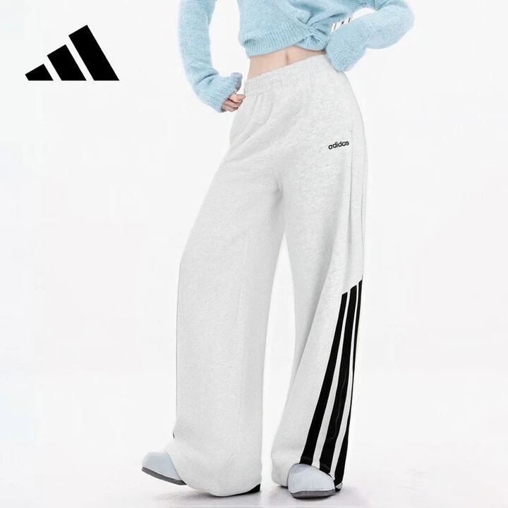 adidas/阿迪达斯女裤裤宽松舒适直筒长裤经典百搭运动裤 KA2590