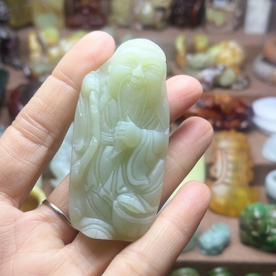 白玉菩提吊坠176。。