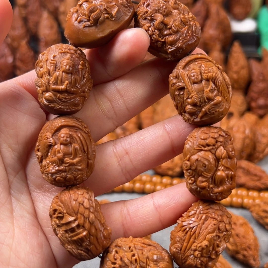 天***天手串/手链橄榄核核雕