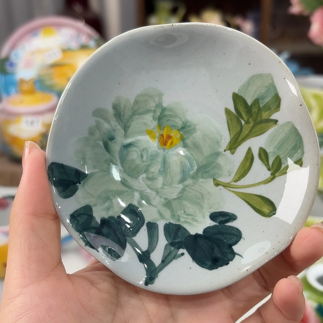 景德镇手绘高温釉下彩陶瓷茶具