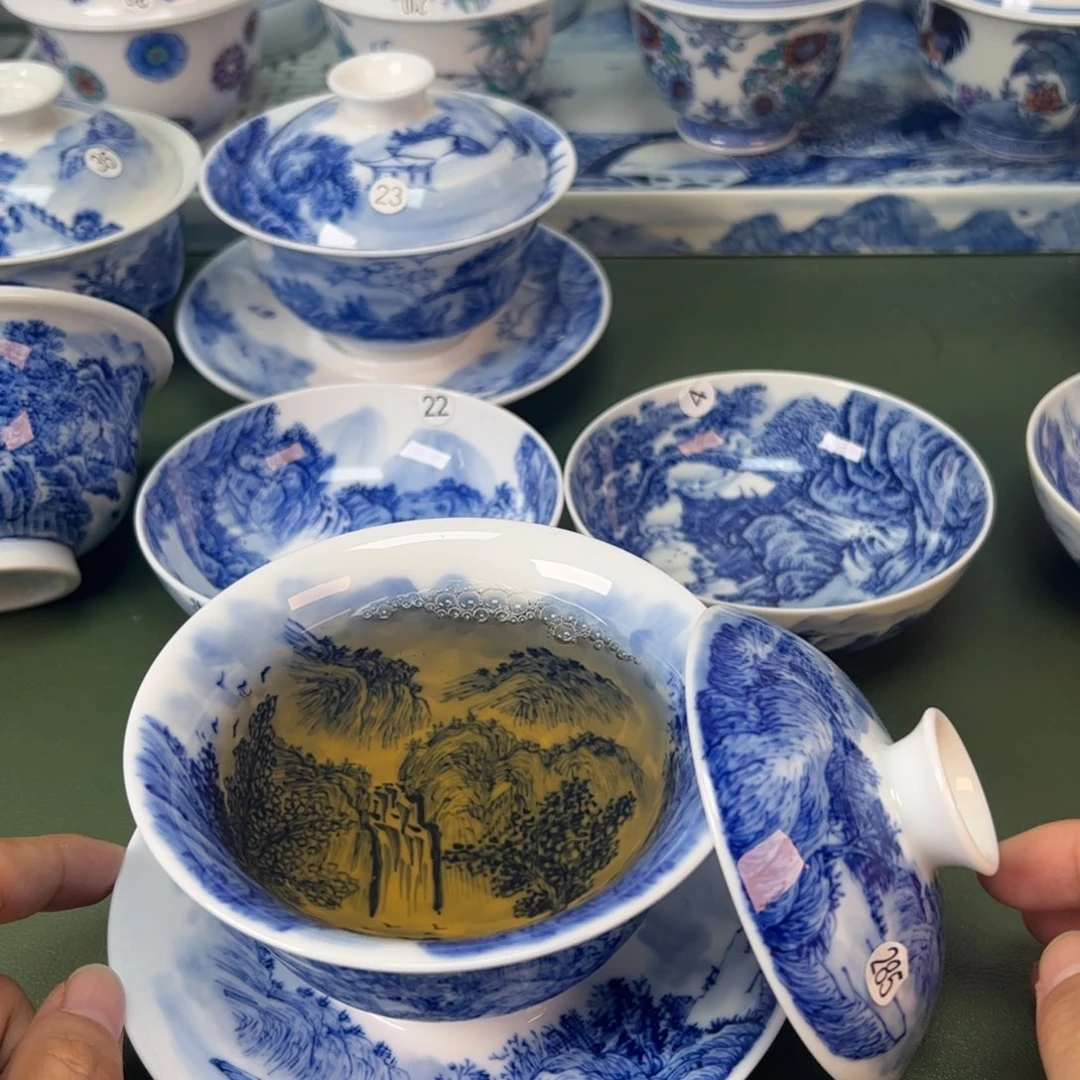 木木景德镇纯手工纯手绘茶具285