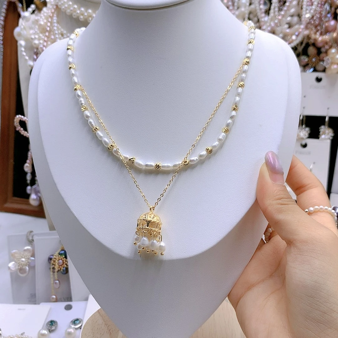 银S925镶嵌耳饰淡水珍珠