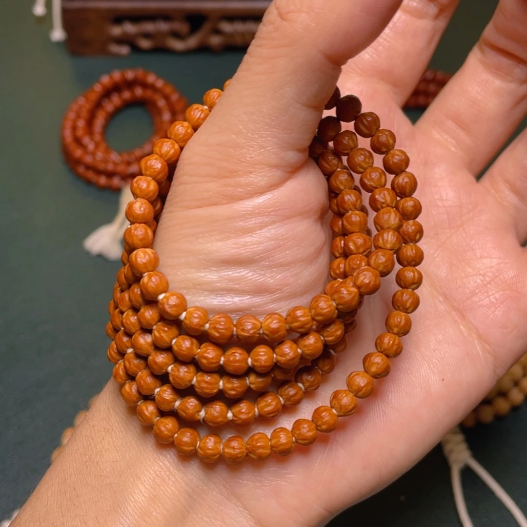 柏香籽/百香籽吊坠莲花金豆