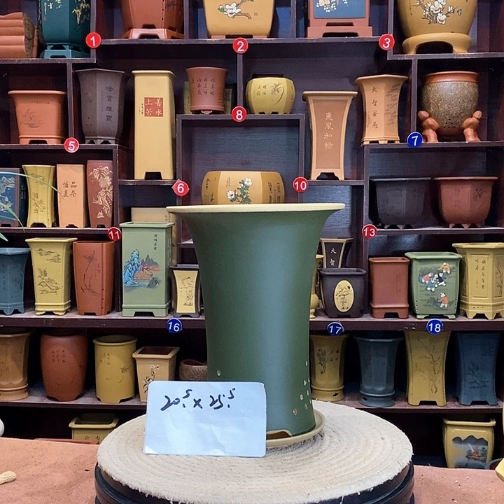 紫砂花盆紫砂花盆