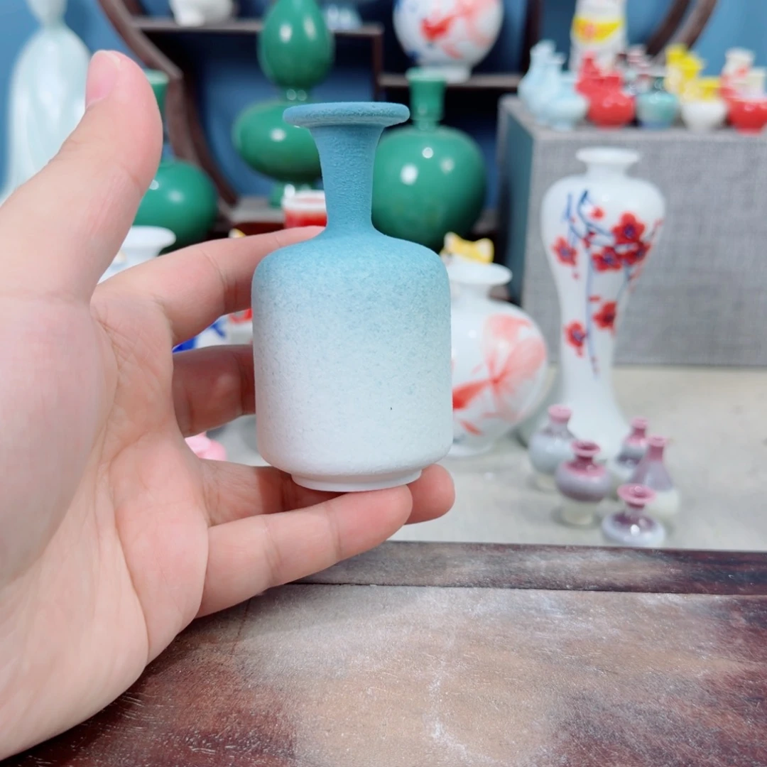 陶瓷手工小花器摆件