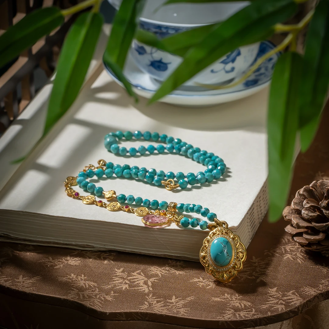 【世间臻宝】典藏18K绿松DIY项链/OK40/多样性发一件