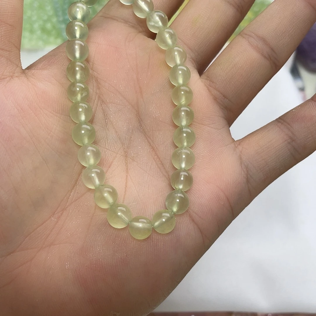 葡萄石合金手绳i**o葡萄石7咪拍十次合一单