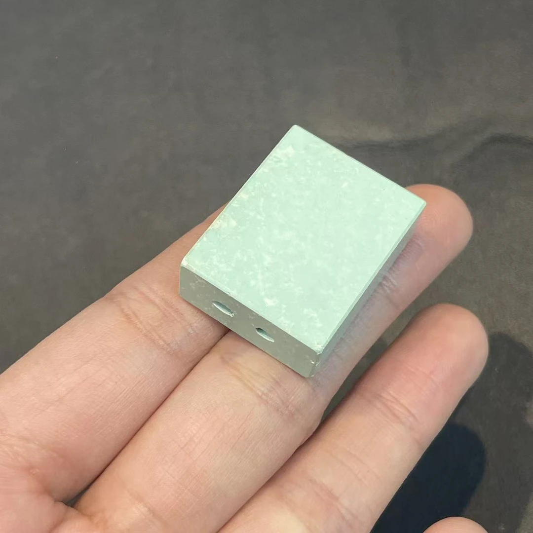 【曹掌柜精选】4 PM00051 绿松石无事牌吊坠-尺寸26*20mm