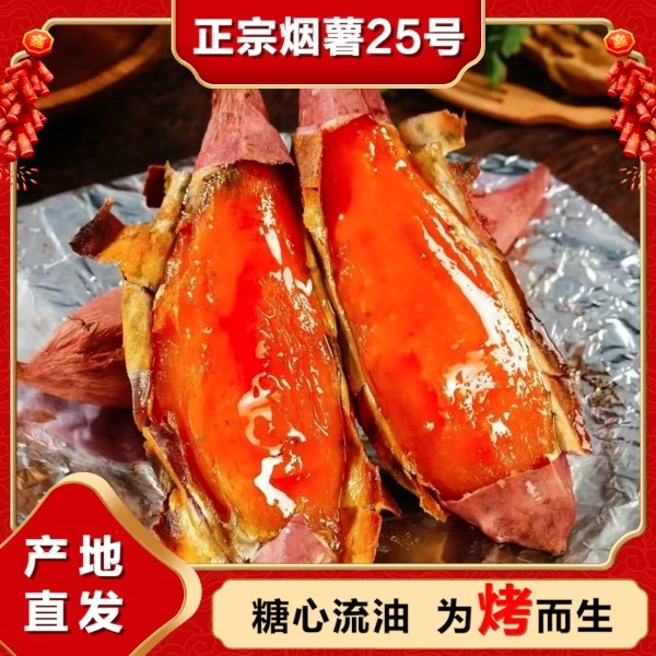 现挖红心烤蜜薯正宗山东烟薯25号烟台烟薯25号新鲜糖心蜜薯软糯